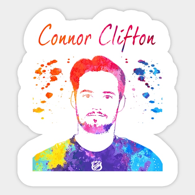 Connor Clifton Sticker by Moreno Art